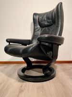 Stressless Sessel & Fusshocker Leder Schwarz Kreis Pinneberg - Halstenbek Vorschau