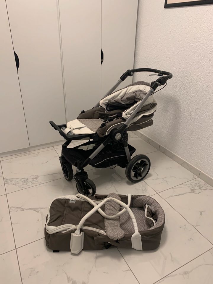 Kinderwagen Teutonia BeYou V3 mit Handbremse in Schöllkrippen