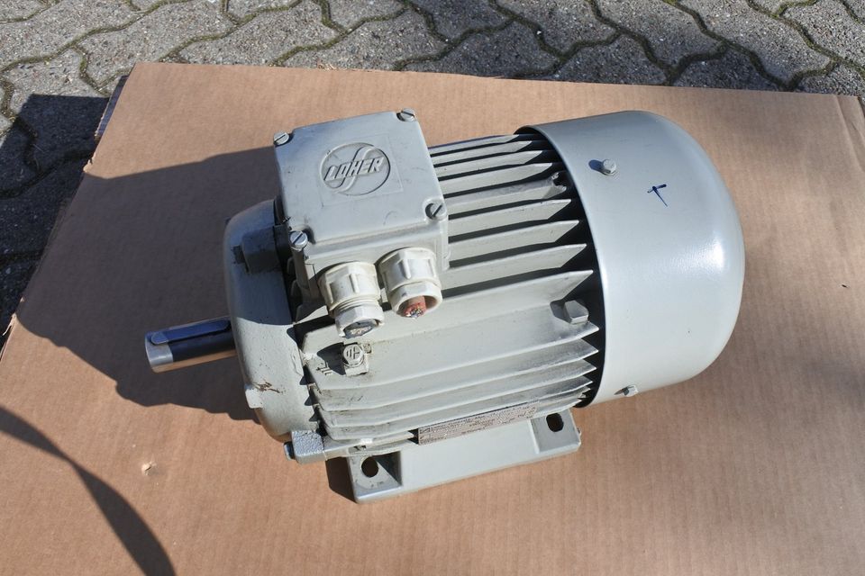 Loher Elektromotor , Drehstrommotor 3kw , 1400 U/min in Ratekau