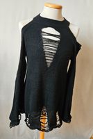 schwarzes Kleid Long-Pulli Gothic Grunge destroyed Gr. 38/40 Bayern - Großostheim Vorschau