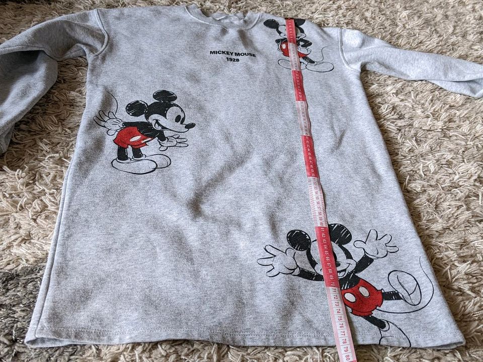 Oversized Sweatshirt, Pulloverkleid, Mickey Mouse, H&M, 158 164 in Weilerbach