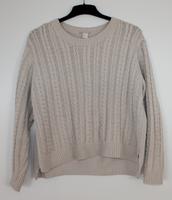 Oversize Strickpullover von H&M Gr.44 46 48 vorne Zopstrick Hessen - Dautphetal Vorschau