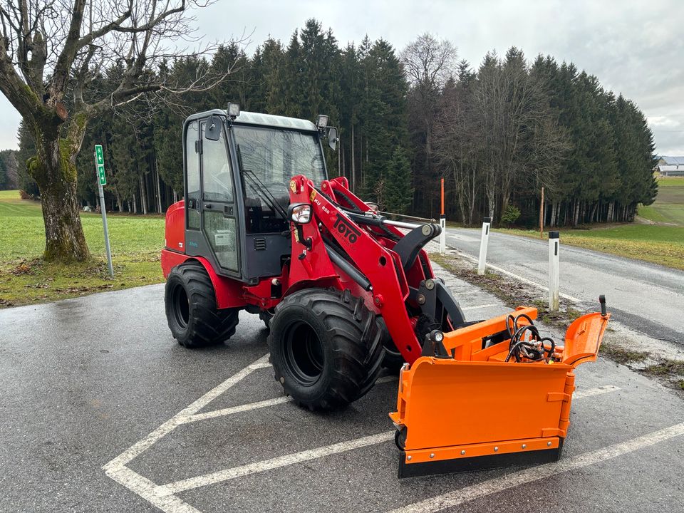 Hoflader Toyo 850 Kabine Eurotrac W13 Schneepflug Vario 2m in Freilassing