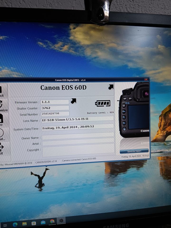 Canon EOS 60D 18 MP FULL HD DSLR + Canon EF-S 18-55mm & 10-18 STM in Calw