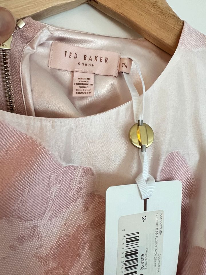 TED Baker Kleid rosa .. neu .. in Siek