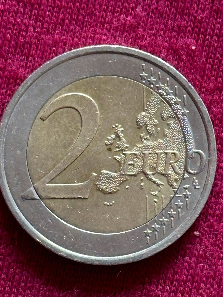 Fehlprägung Republik Österreich 2 Euro Münze Erasmus-Programm in Freilassing