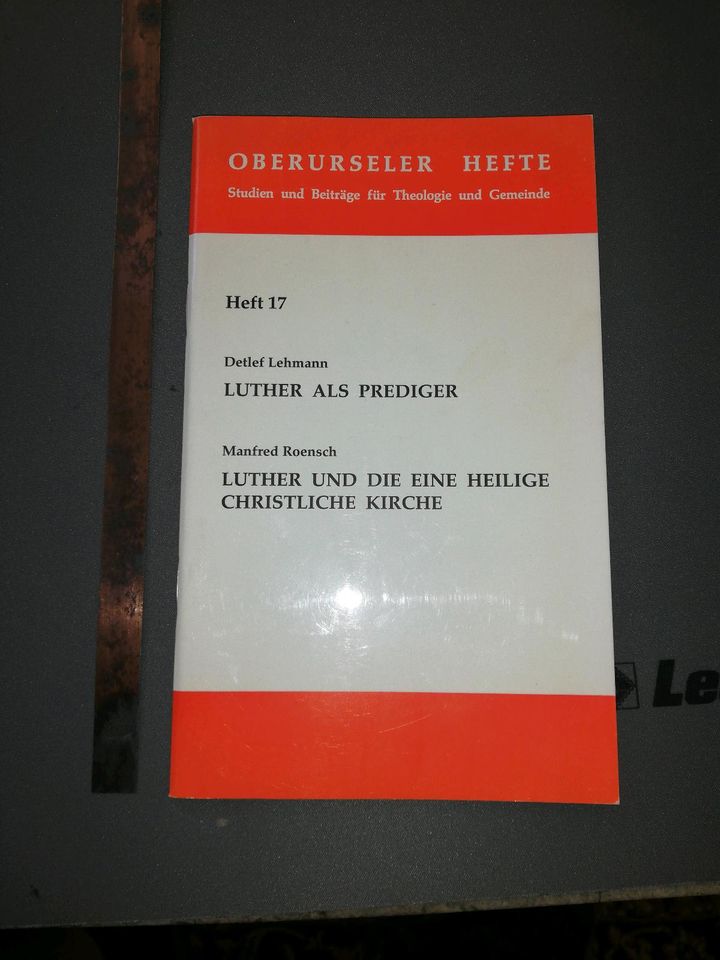 Oberurseler Hefte Luther Prediger Rechtfertigung Theologie Studie in Berlin