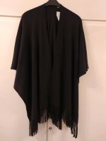 NEU! - PONCHO MIT FRANSEN - SCHWARZ Kreis Pinneberg - Rellingen Vorschau