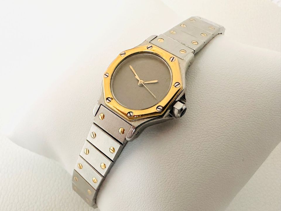 Cartier Santos Stahl/Gold Automatic in Coesfeld