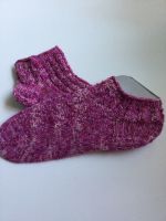 Handgestrickte Socken, Sneakersocken, Gr.36-38, verstärkte Ferse Nordrhein-Westfalen - Detmold Vorschau