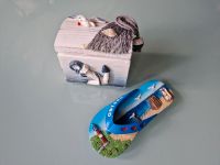 Magnet Strand Ostsee Flip Flop, Souvenir Deko Holztruhe Möwe Nordrhein-Westfalen - Wetter (Ruhr) Vorschau