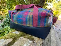 Recycling Leder, Harris Tweed Weekender, Reisetasche NEU! Niedersachsen - Wolfsburg Vorschau