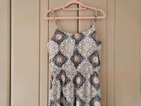 Neues langes Only Kleid beige blau gemustert Niedersachsen - Lamstedt Vorschau