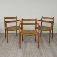 1/3 Teak Armlehnstuhl No.67 Chair Niels Otto Møller Vintage Stuhl Wuppertal - Heckinghausen Vorschau