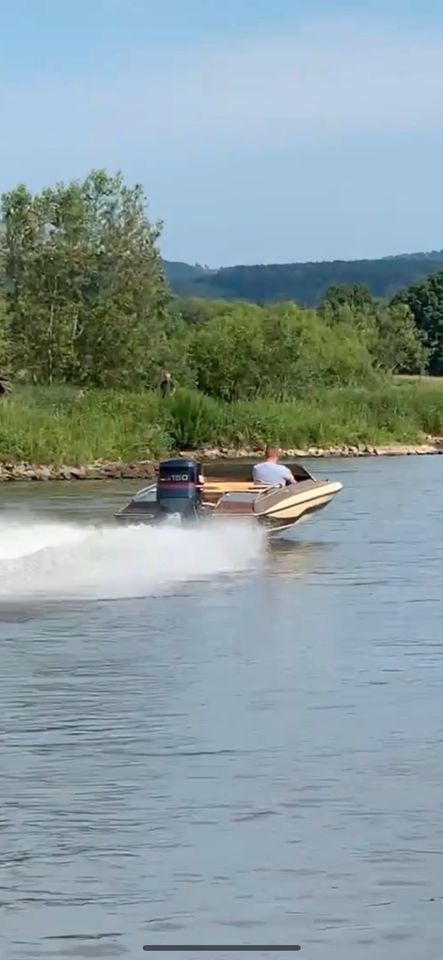 GLASTRON CVX 16 Sportboot Speedboat RARITÄT KLASSIKER in Bad Pyrmont