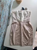 Cocktail Kleid weiß beige 38 Nordrhein-Westfalen - Wesel Vorschau