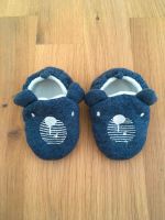 neu Babyschuhe Schuhe 14/15 dunkelblau weiß Bär Stern 50 56 Bayern - Großmehring Vorschau