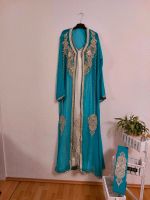 Kaftan Takschita Abendkleid Hochzeit Gr.S/M türkis Baden-Württemberg - Heilbronn Vorschau