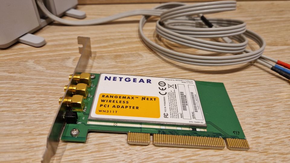 Netgear Rangemax PCI-Adapter WN311T - 300MBit in Solms