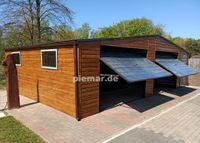 Blechgarage 10x6x3m in Holzoptik Doppelgarage Halle Lager | 9290! Baden-Württemberg - Schwäbisch Hall Vorschau