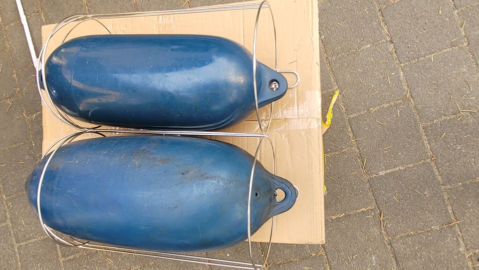 2 neue Fenderkörbe  55 x 25 cm und 3 gebrauchte Fender in Birkenwerder