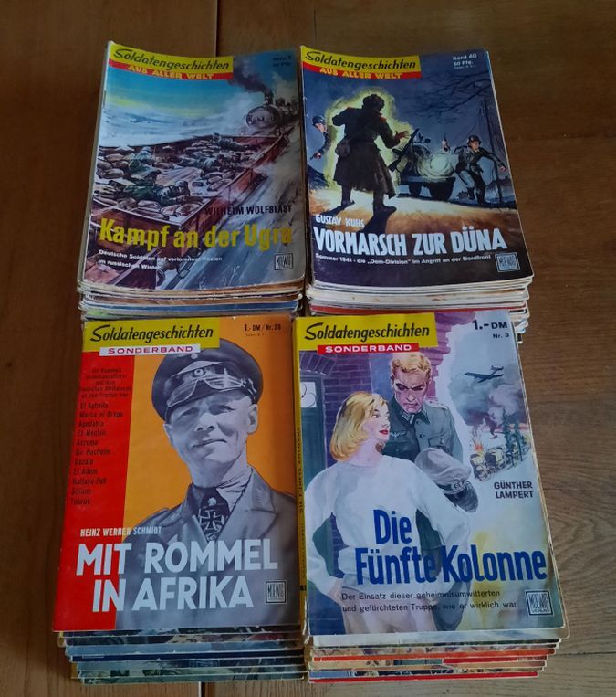 Soldatengeschichten - aus aller Welt und Sonderband - 79 Hefte in Rust