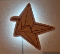 HOLZ Lampe Origami in Kupfer inkl. STICKER OVP Bayern - Rohr Vorschau