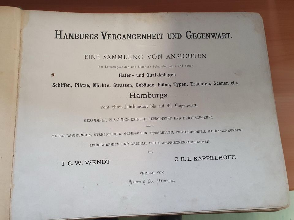 Hamburgs Vergangenheit, 1896, Ansichten in Hanau