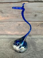 Rosenvase blau Blumenvase Vase Single Glas mundgeblasen 17,5 cm Sachsen - Weinböhla Vorschau