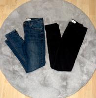 2 Damen Jeans Hose Mango XS 34 Neu schwarz blau Jeanshose Stretch Baden-Württemberg - Weinheim Vorschau