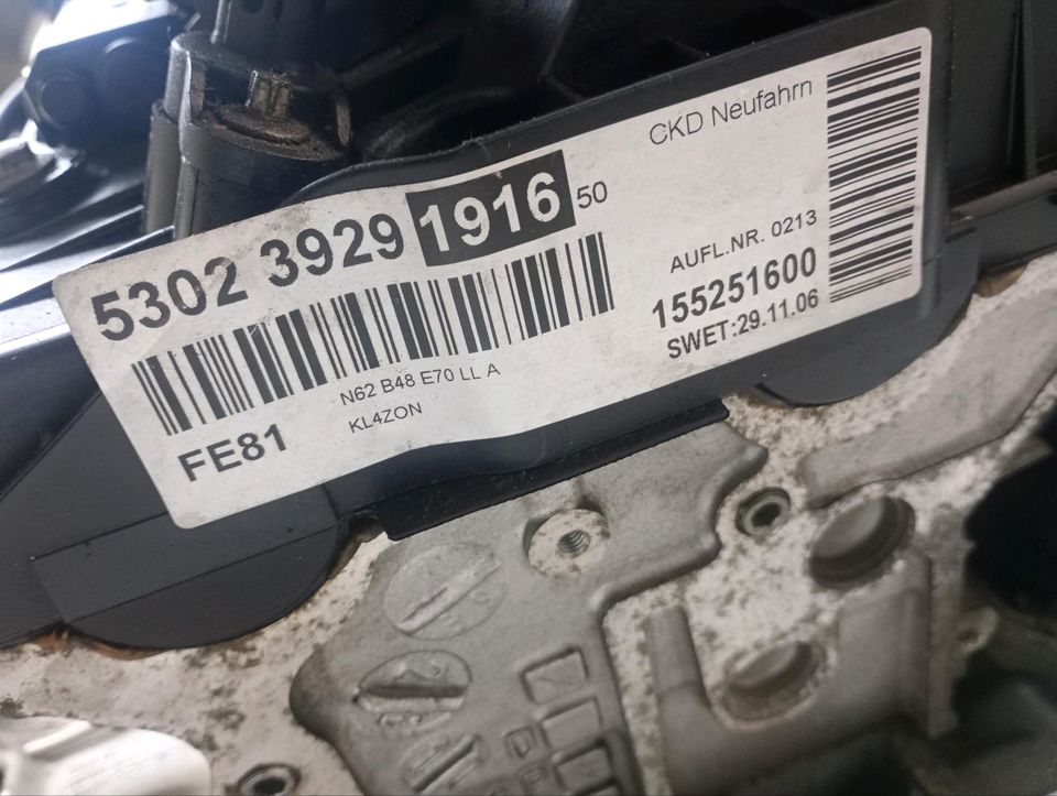 BMW X5 E70 N62 TU 4.8 Motor Aggregat komplett in Niederkassel