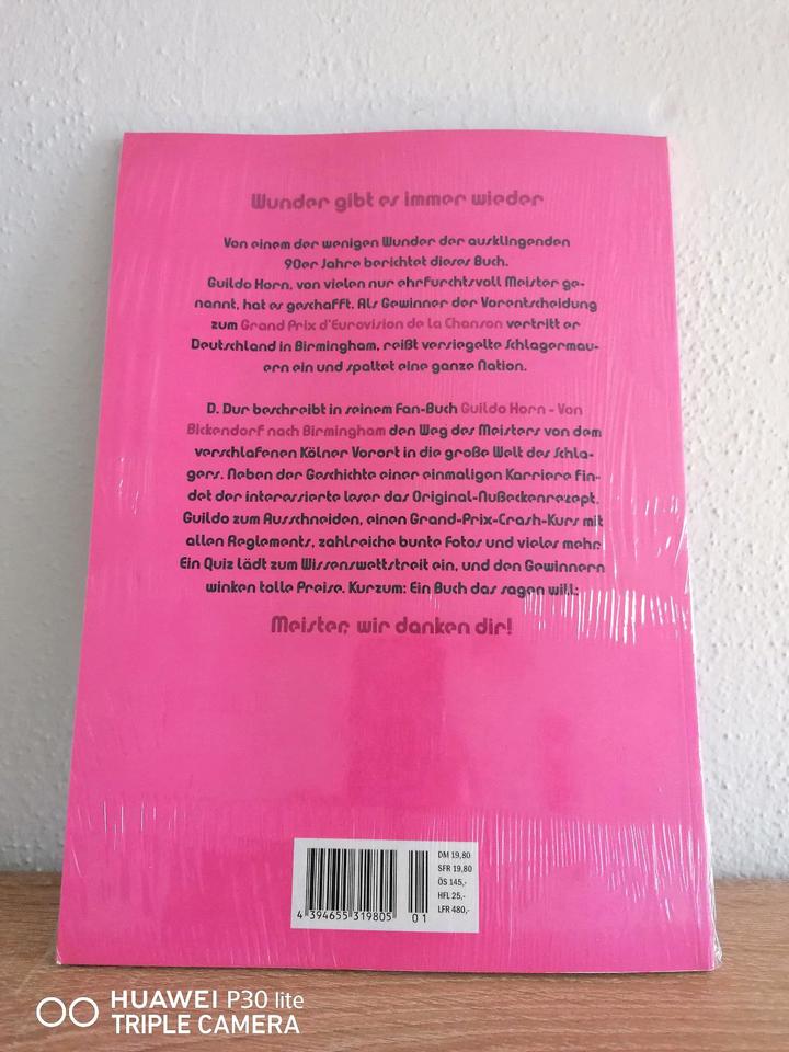Das Guildo-Horn-Fanbuch♥️:NEU&FOL.Von Bickendorf nach Birmingham in Aindling