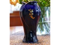 Vase Kobalt blau mit Goldverzierung Apulum Fine Porcelaine Sachsen - Bernsdorf Vorschau