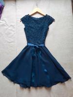 Blaues Kleid für Feiern, Tanzkurs, Jugendweihe, Konfirmation usw. Sachsen - Meißen Vorschau