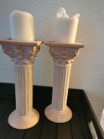 2 Kerzenständer griechischer Style Säulen Keramik Baden-Württemberg - Bönnigheim Vorschau