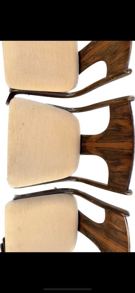 Carlo Scarpa Design 1960s-70s BRAZILIAN ROSEWOOD DINING CHAIRS in Berlin