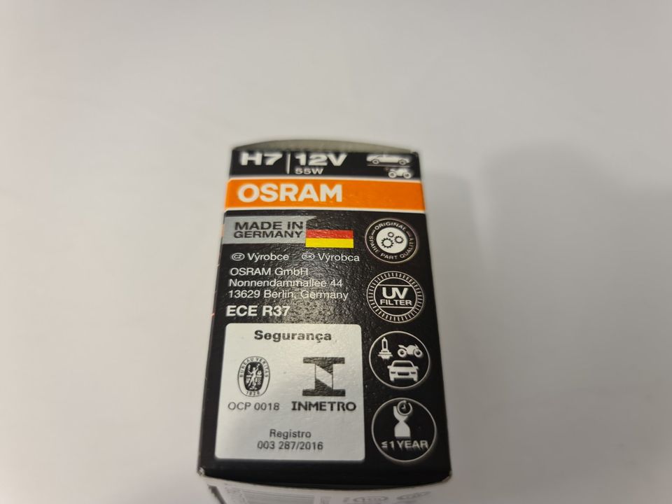 Osram H7 10x Night Breaker Laser 200 Glühbirnen Leuchtmittel Halo in Bad Schwartau