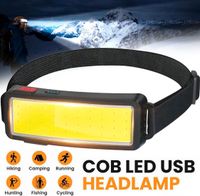 LED Stirnlampe COB Kopflampe Joggen Fahrrad Sport Stirnleuchte Hessen - Bebra Vorschau