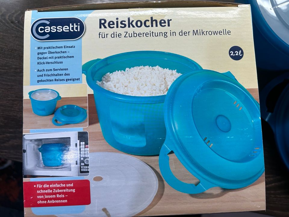 Reiskocher „Cassetti“, 2,2 l, Mikrowelle, NEU in Denkte