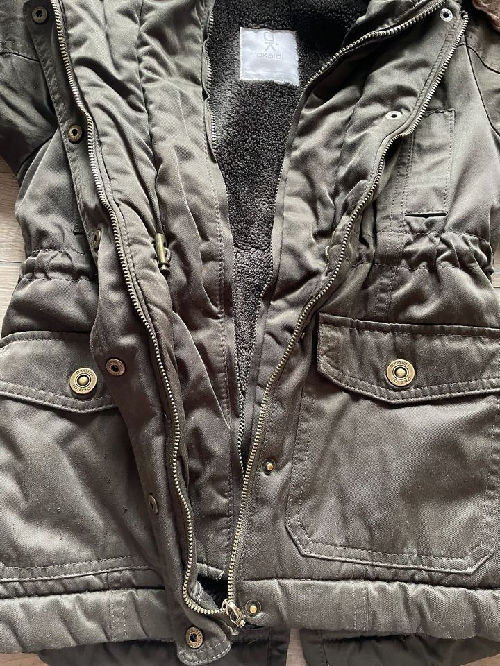 ♥️ Winter Mantel Jacke Parka Mädchen Gr. 110 grün in Düsseldorf