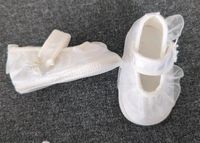 Festliche Baby Schuhe Ballerinas weiß - Gr. 18 - neuwertig Sachsen - Crimmitschau Vorschau