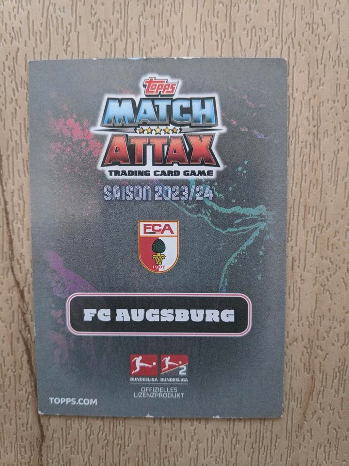 MATCH ATTAX Bundesliga Topps Autogrammkarte Sascha Mölders in Oberursel (Taunus)