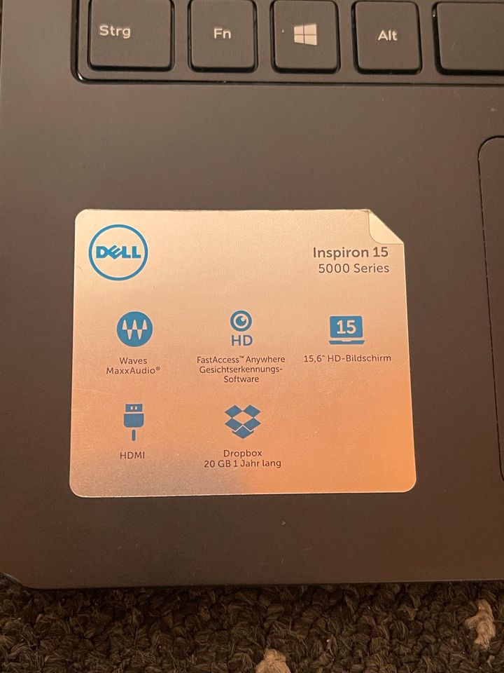 Dell 15- Intel Core i7-4510u  2.60ghz 8gb RAM  1TB HDD Wi10 in Gifhorn