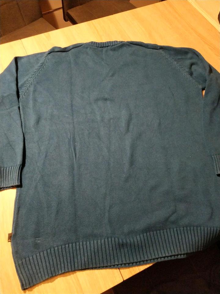 Strick Pullover, Angelo Litrico, petrolblau, Gr. XXXL in Kalkar