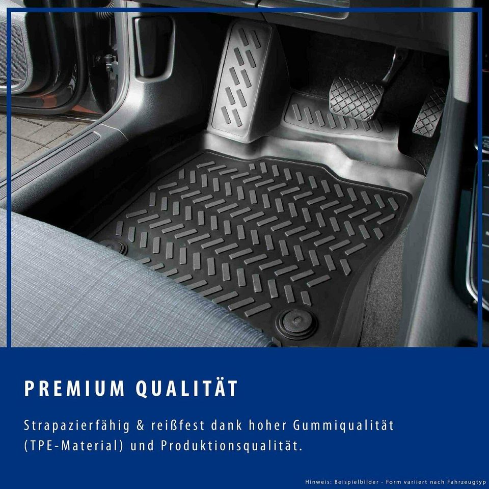 Kofferraumwanne Gummimatte für VW Golf 8 VIII Schrägheck Fußmatte