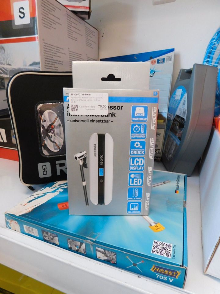 Fischer Akku-Kompressor Powerbank Taschenlampe in Bayern - Unterreit | eBay  Kleinanzeigen ist jetzt Kleinanzeigen