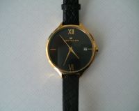 Tom Tailor Damen Uhr Gold farben / Schwarz, Echt Lederarmband Saarland - Dillingen (Saar) Vorschau