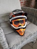 Motocross Helm mit passender Brille Nordrhein-Westfalen - Kleve Vorschau