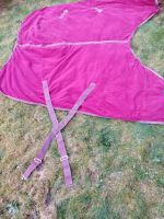 HKM Pferde Abschwitz Decke Fleece 155 cm bordeaux rot Nordrhein-Westfalen - Witten Vorschau