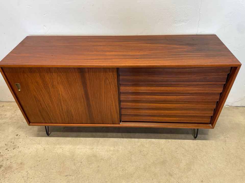 Mid Century Sideboard Kommode Anrichte 60er 70er Palisander in Bonn